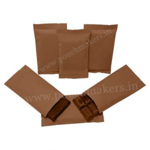 Brown Kraft Paper Energy Bar / Chocolate Bar Packaging