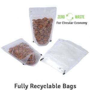 Recyclable Stand Up Pouches Regular Size