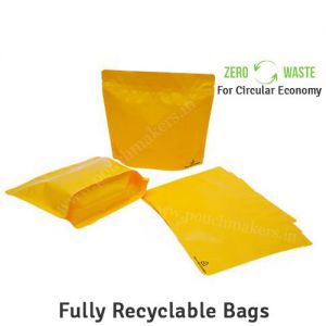 Recyclable Stand Up Pouches Wider Width Size