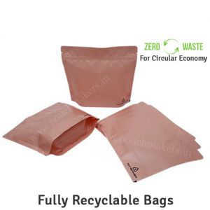 Recyclable Stand Up Pouches Wider Width Size