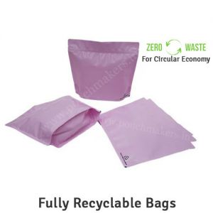 Recyclable Stand Up Pouches Wider Width Size